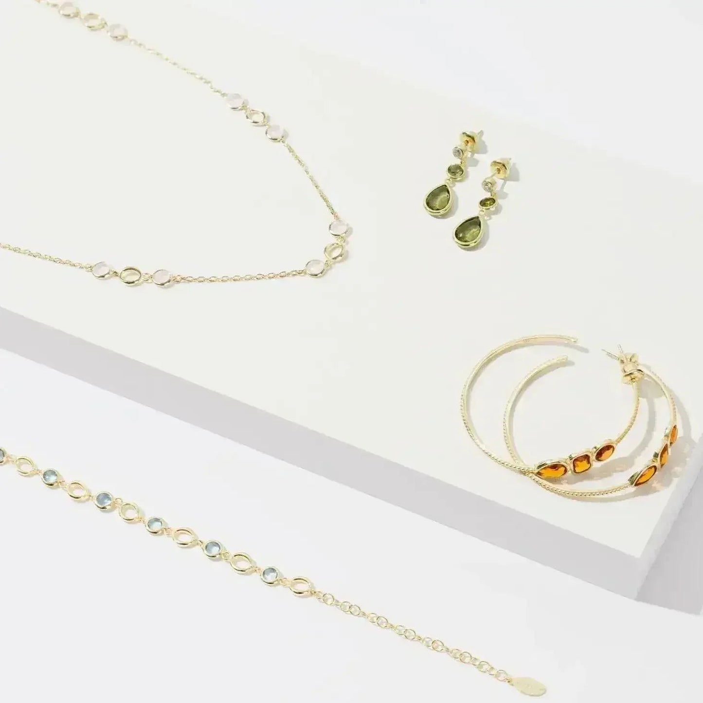 Pink Tourmaline Drop Earrings | Rose Gold Birthstone Jewelry - Femstylo