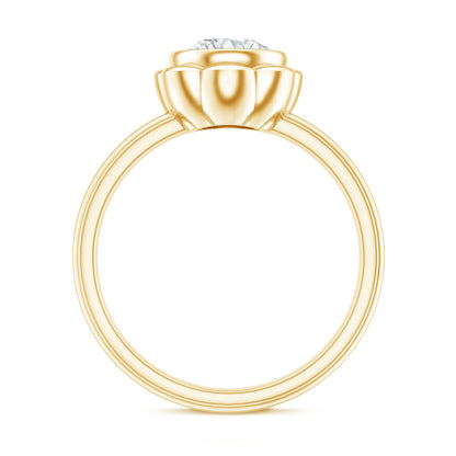 1.25 Carat Round Lab Grown Diamond Solitaire Engagement Ring