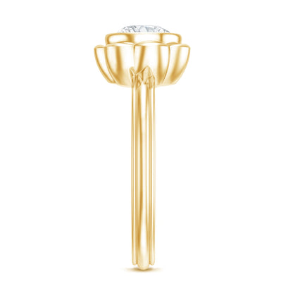 1.25 Carat Round Lab Grown Diamond Solitaire Engagement Ring