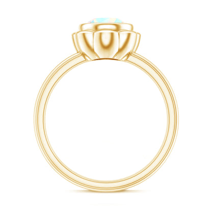 1.5 Carat Ethiopian Opal Engagement Ring for Women