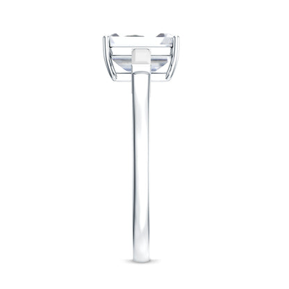 2 CT Lab Grown Diamond Emerald Cut Engagement Ring